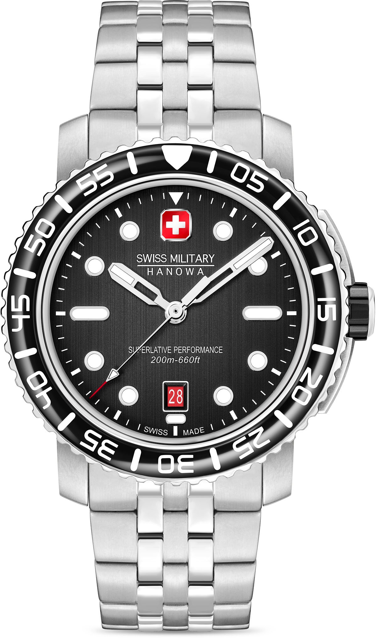 Swiss Military Hanowa Schweizer Uhr »BLACK MARLIN, SMWGH0001702« online  kaufen | I'm walking