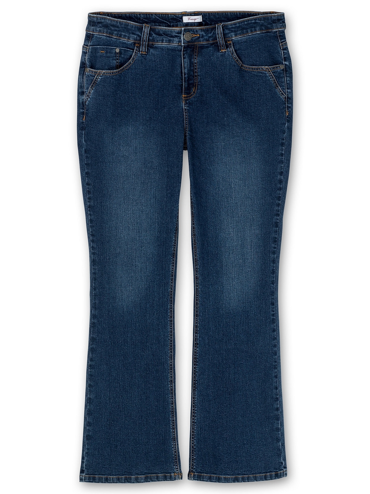 Sheego Bootcut-Jeans »Große Größen«, shoppen SUSANNE Bauch Beinen schmalen viel bei und ideal