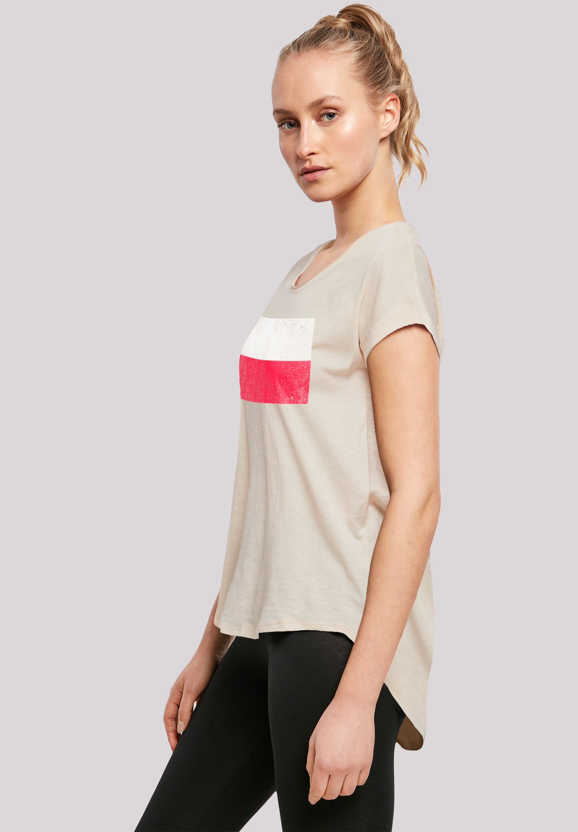 F4NT4STIC T-Shirt »Poland Polen | bestellen walking Print I\'m distressed«, Flagge