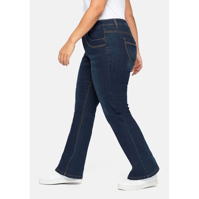 Sheego Bootcut-Jeans »Große Größen«, mit verstellbarem Bund shoppen | I'm  walking