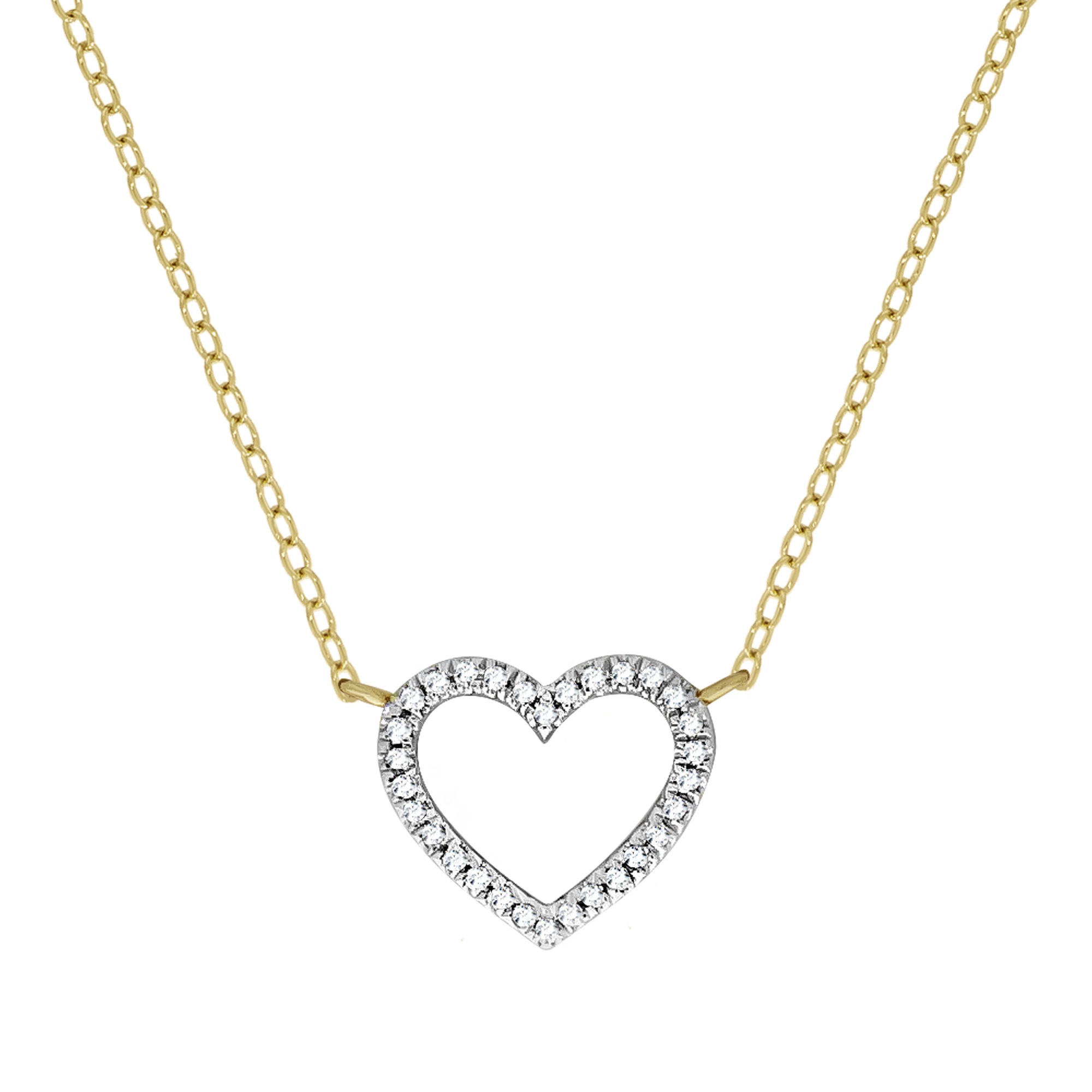 Vivance Collierkettchen 375 Gelbgold zweifarbig
