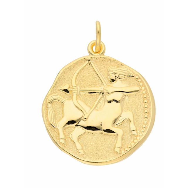 Adelia´s Kettenanhänger »333 Gold Sternzeichen Anhänger Schütze Ø 18,2 mm«,  Goldschmuck für Damen & Herren kaufen | I\'m walking