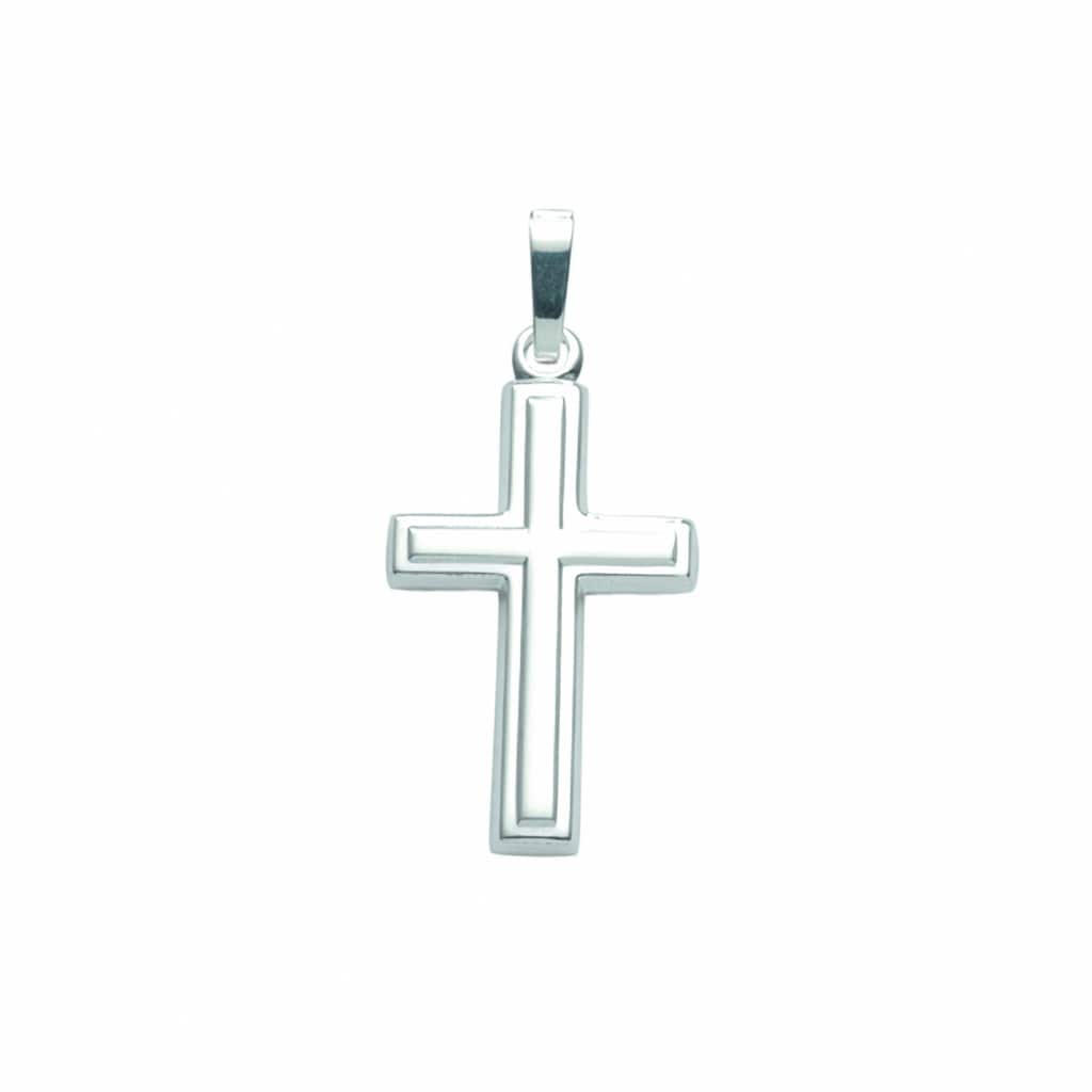 Adelia´s Kettenanhänger 925 Silber Kreuz Anhänger Silberschmuck für Damen & Herren