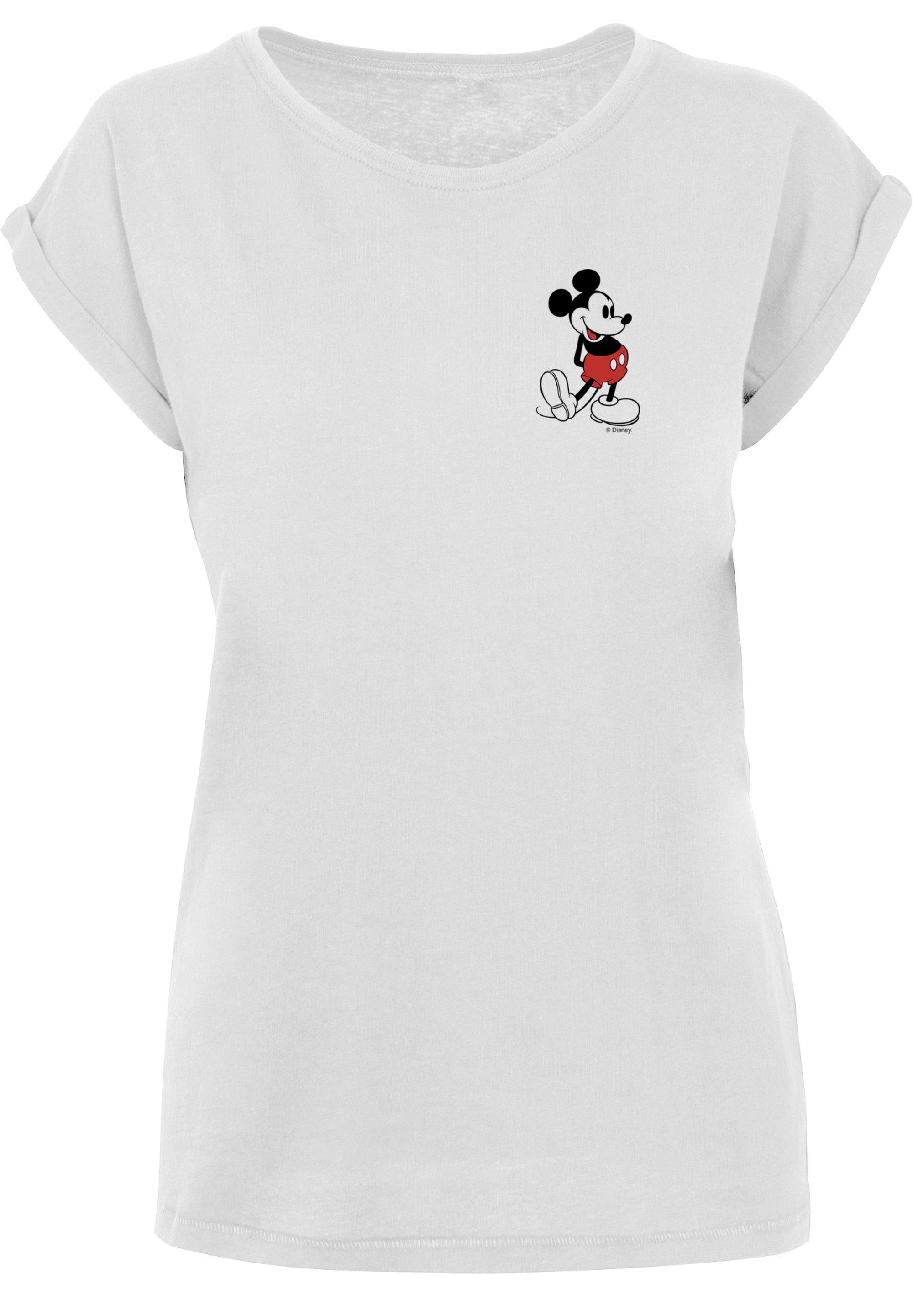 Sparsam F4NT4STIC T-Shirt »Mickey Mouse Kickin Print Pocket«, Retro bestellen