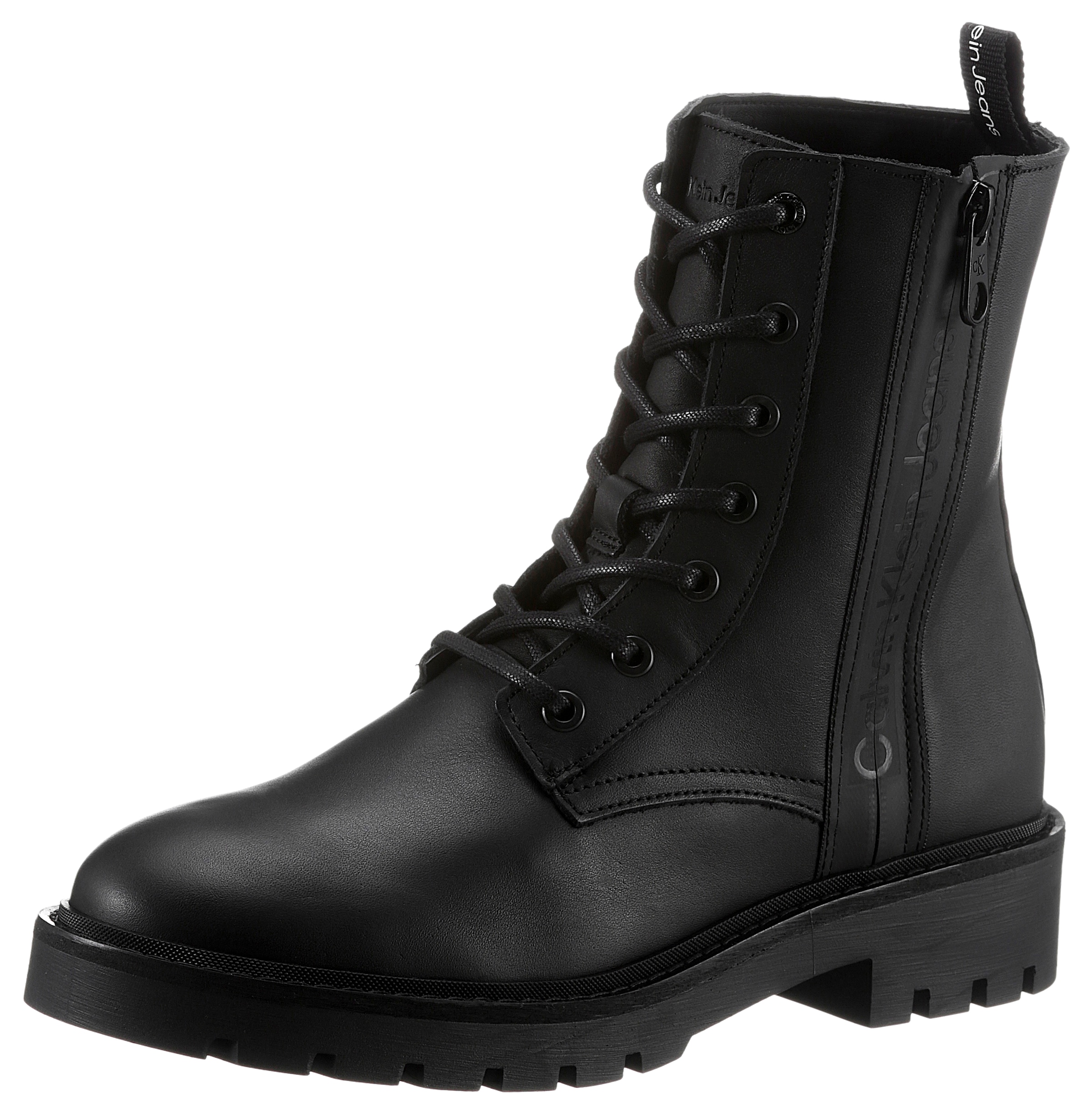 Calvin Klein Jeans Schnürstiefelette »COMBAT MID LACEUP BOOT ZIP WN«, in klassischer... kaufen