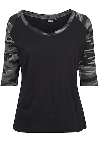 URBAN CLASSICS T-Shirt »Urban Classics Damen Ladies 3/4 Contrast Raglan Tee« kaufen