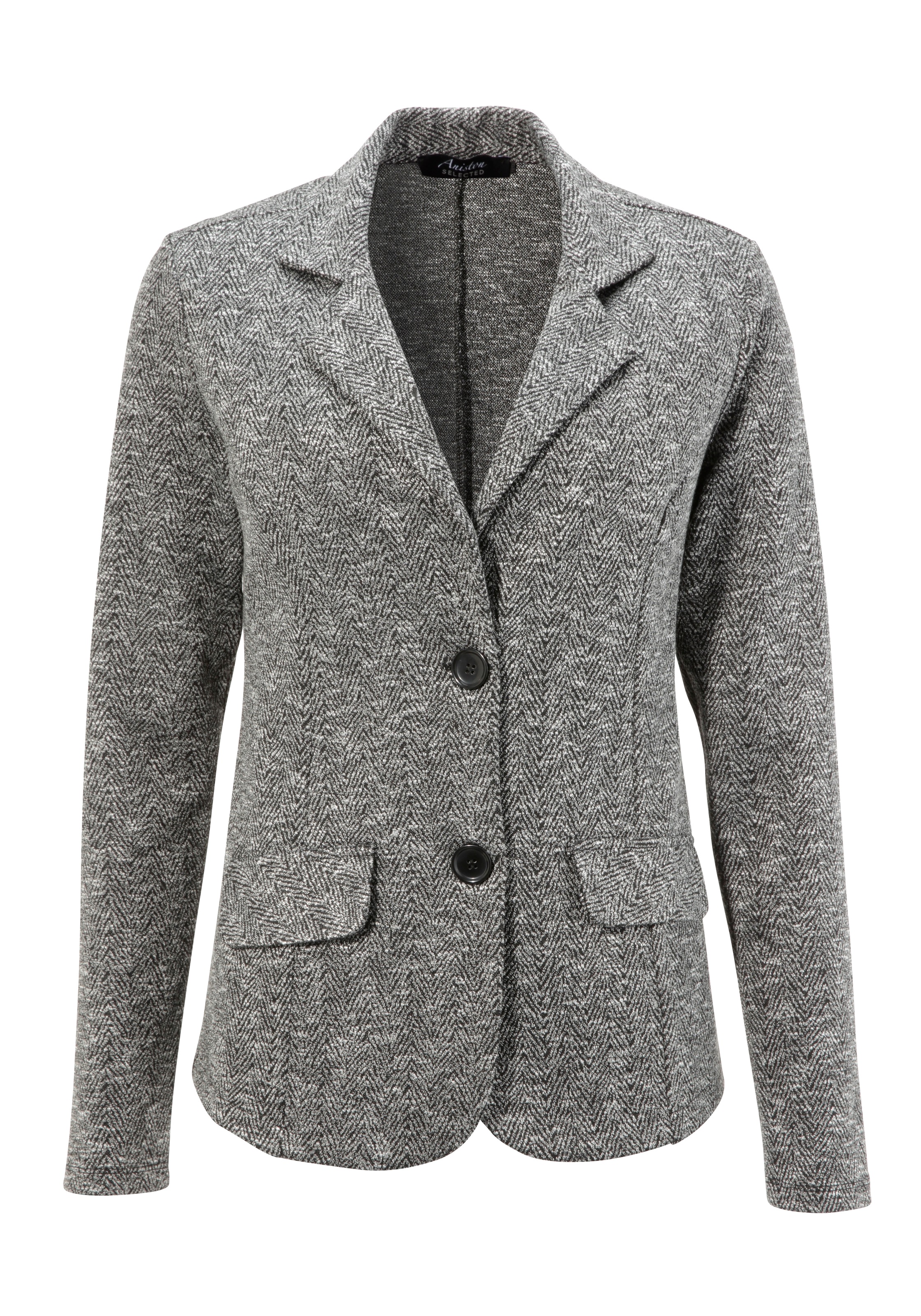 Aniston SELECTED Kurzblazer, mit Fischgrat-Muster kaufen