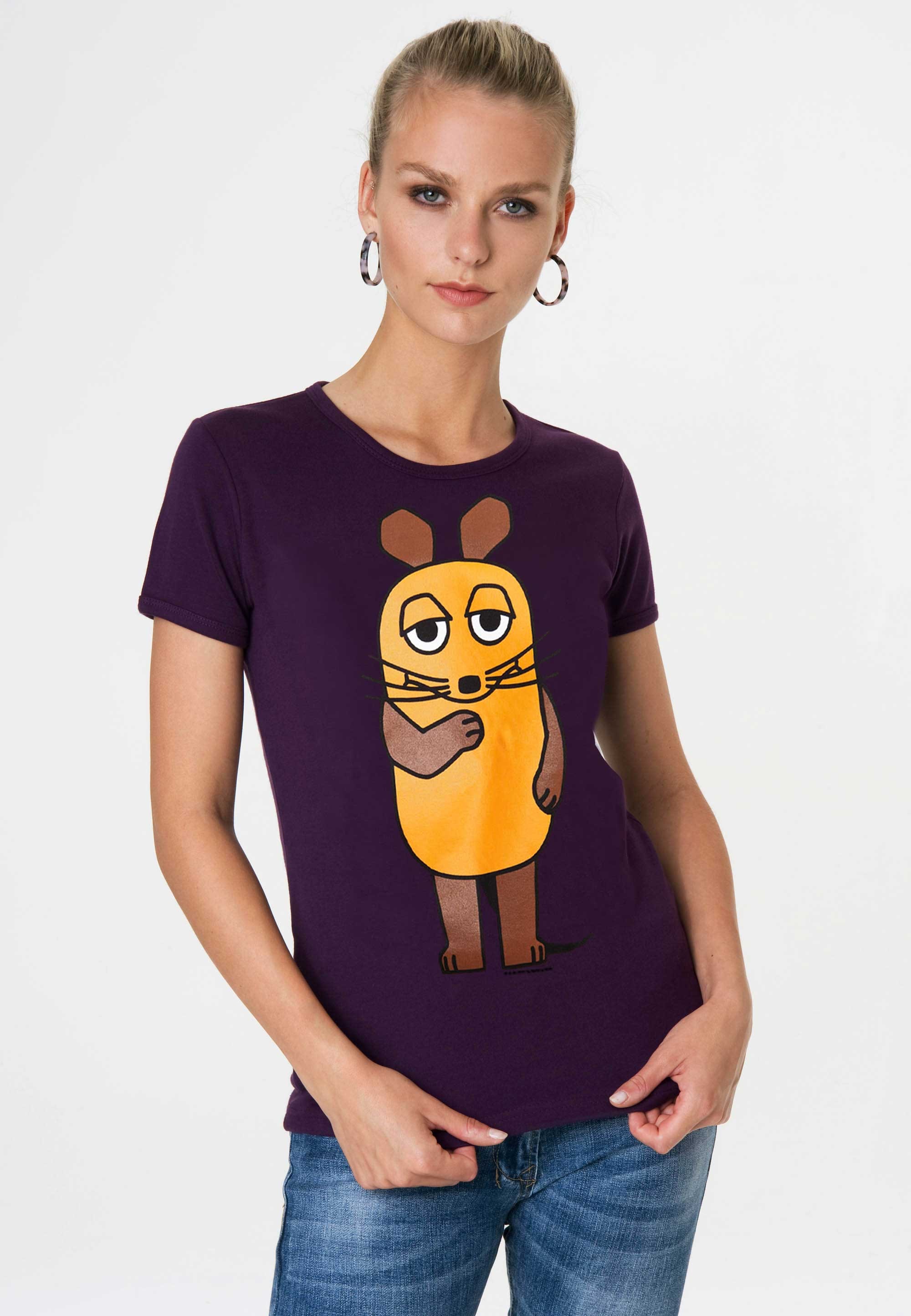 »Die LOGOSHIRT Sendung Design mit mit Maus«, shoppen der T-Shirt lizenziertem