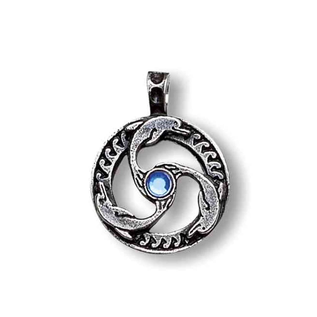 Adelia´s Amulett Anhänger Nordische Lichter Talisman Delphin Triskilian - Führung und innerer Frieden Adelia´s Amulett Anhänger Nordische Lichter Talisman Delphin Triskilian - Führung und innerer Frieden