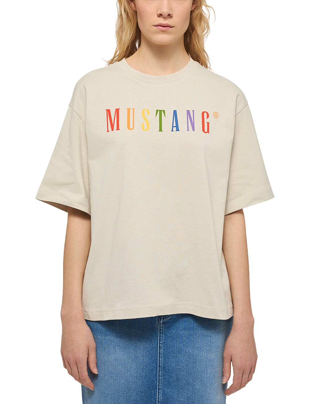 MUSTANG online »T-Shirt« Kurzarmshirt