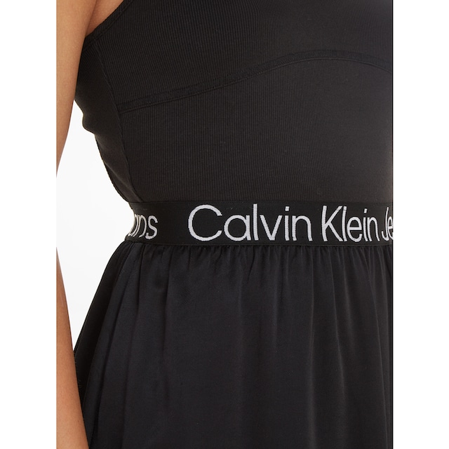 Calvin Klein Jeans Jerseykleid »RACERBACK LOGO ELASTIC DRESS« shoppen | I\'m  walking