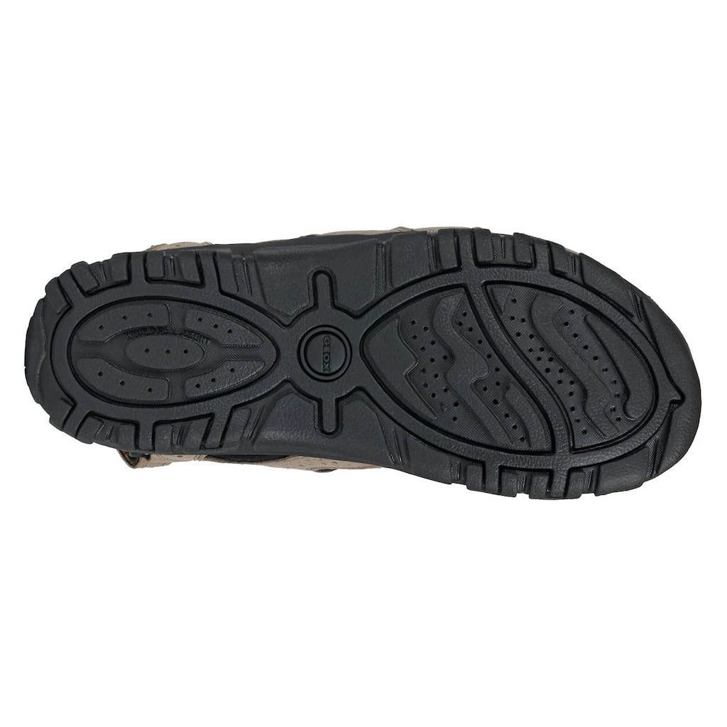 Geox Sandale »UOMO STRADA«, mit praktischem Fersenklettverschluss