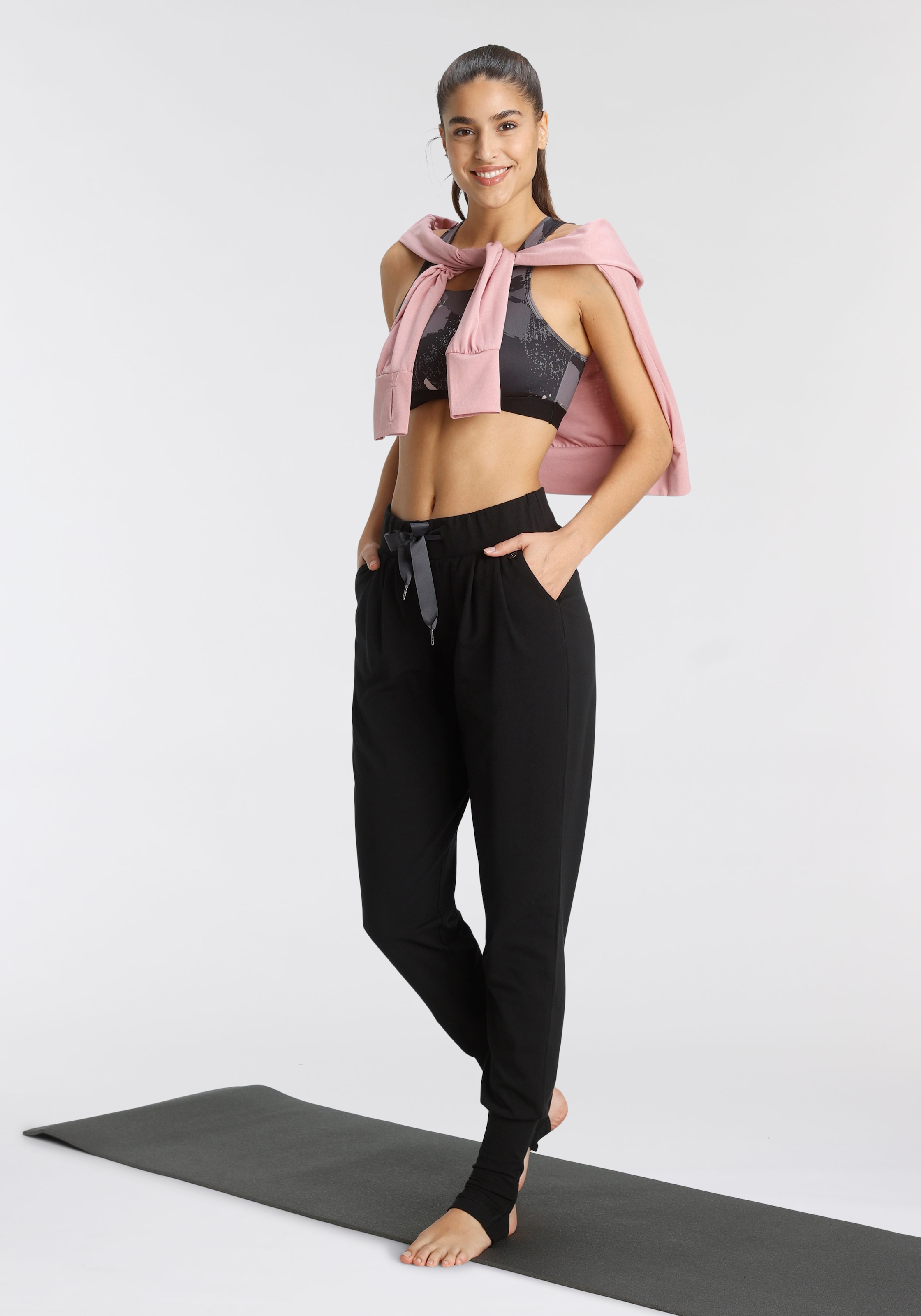 »Soulwear online - - Fit«, Langarmshirt I\'m & Ocean Yoga | Relax Daumenlöchern mit Sportswear Loose Shirt walking