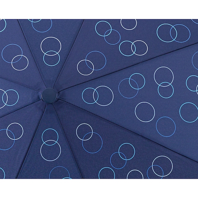 EuroSCHIRM® Taschenregenschirm »Umwelt-Taschenschirm, marine, Kreise blau«  online kaufen | I\'m walking