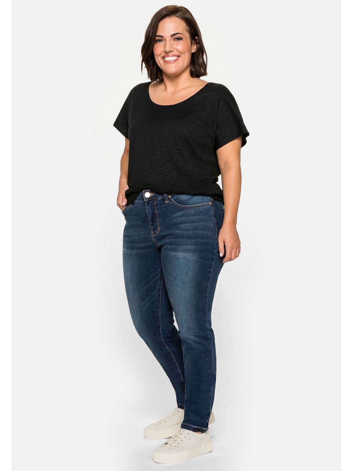 Sheego Stretch-Jeans »Große Größen«, mit shoppen Skinny Bodyforming-Effekt