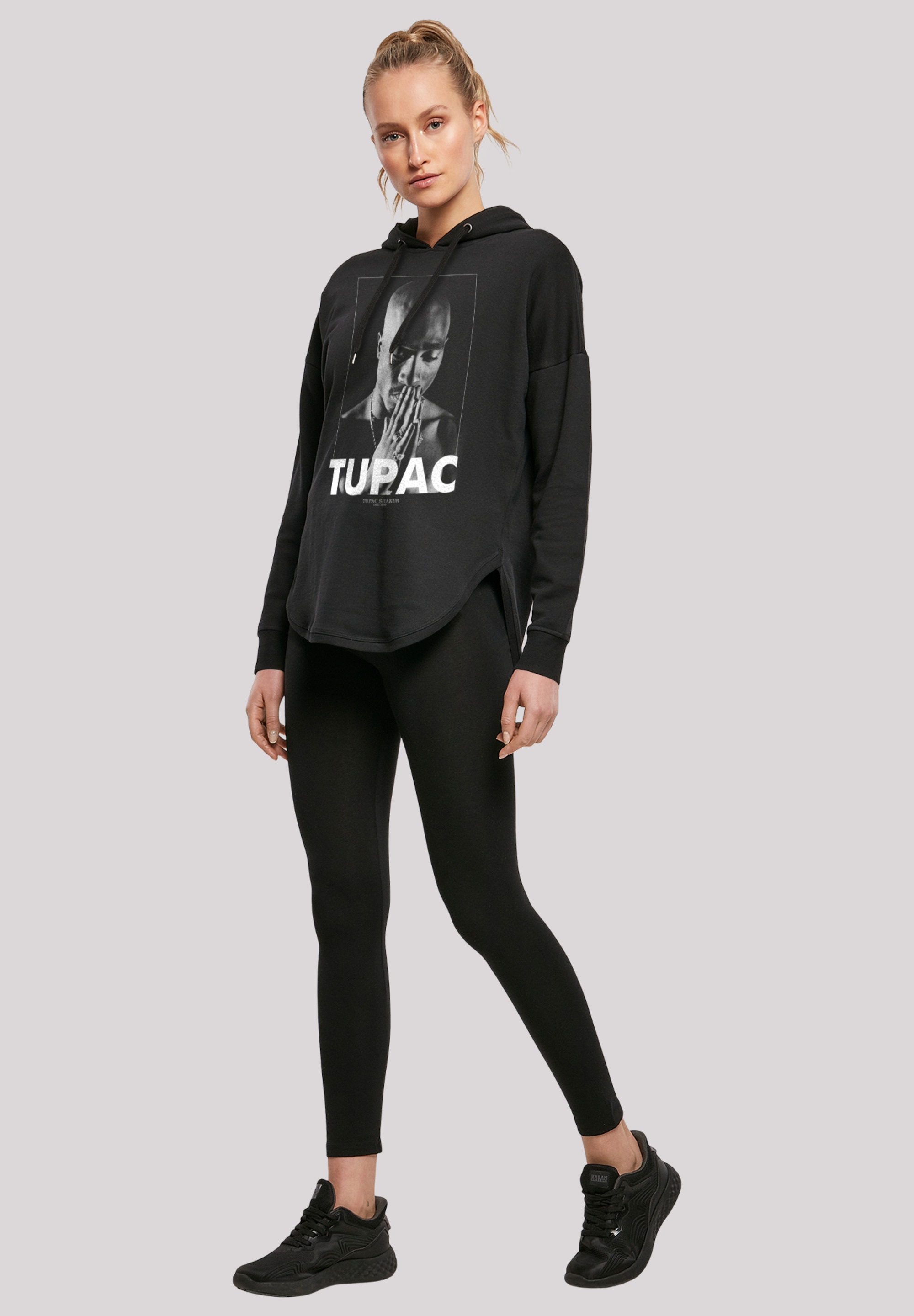 »Tupac walking | Praying«, F4NT4STIC shoppen Kapuzenpullover Shakur Print I\'m