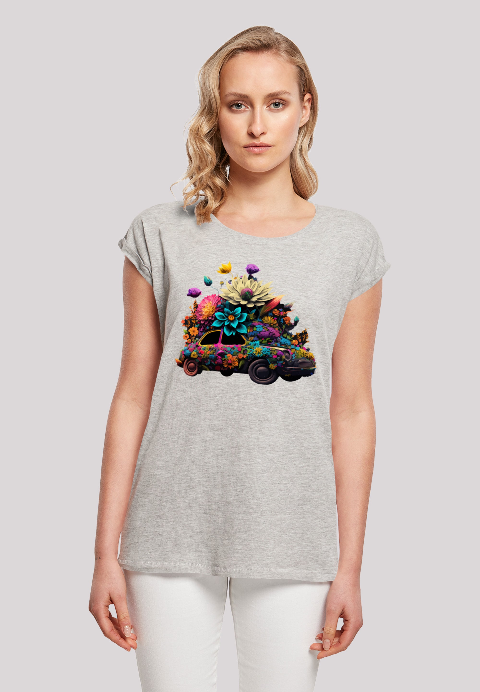F4NT4STIC T-Shirt Print »Blumen Tee«, kaufen Auto