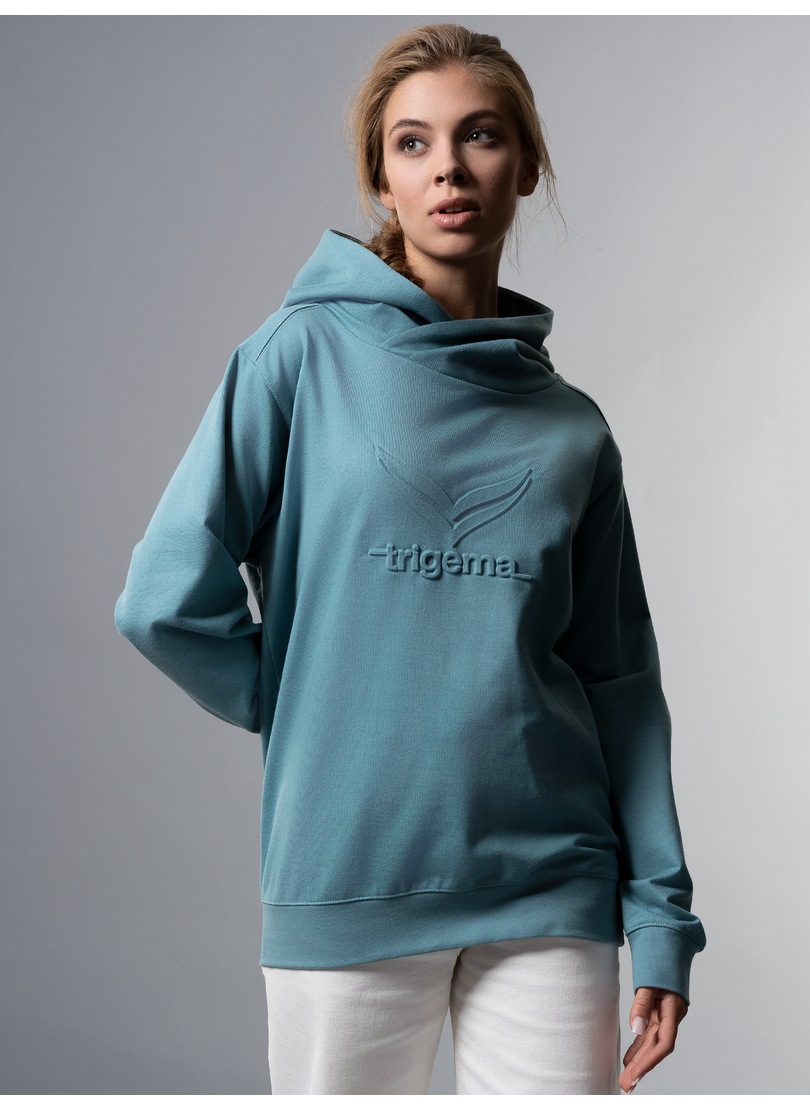 Trigema Kapuzensweatshirt »TRIGEMA Kapuzenpullover mit großem 3D-Motiv« |  I\'m walking