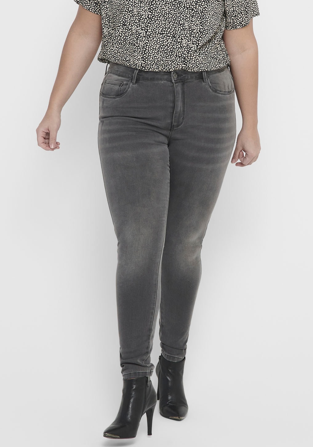 CARMAKOMA SK »CARAUGUSTA shoppen HW DNM« ONLY High-waist-Jeans