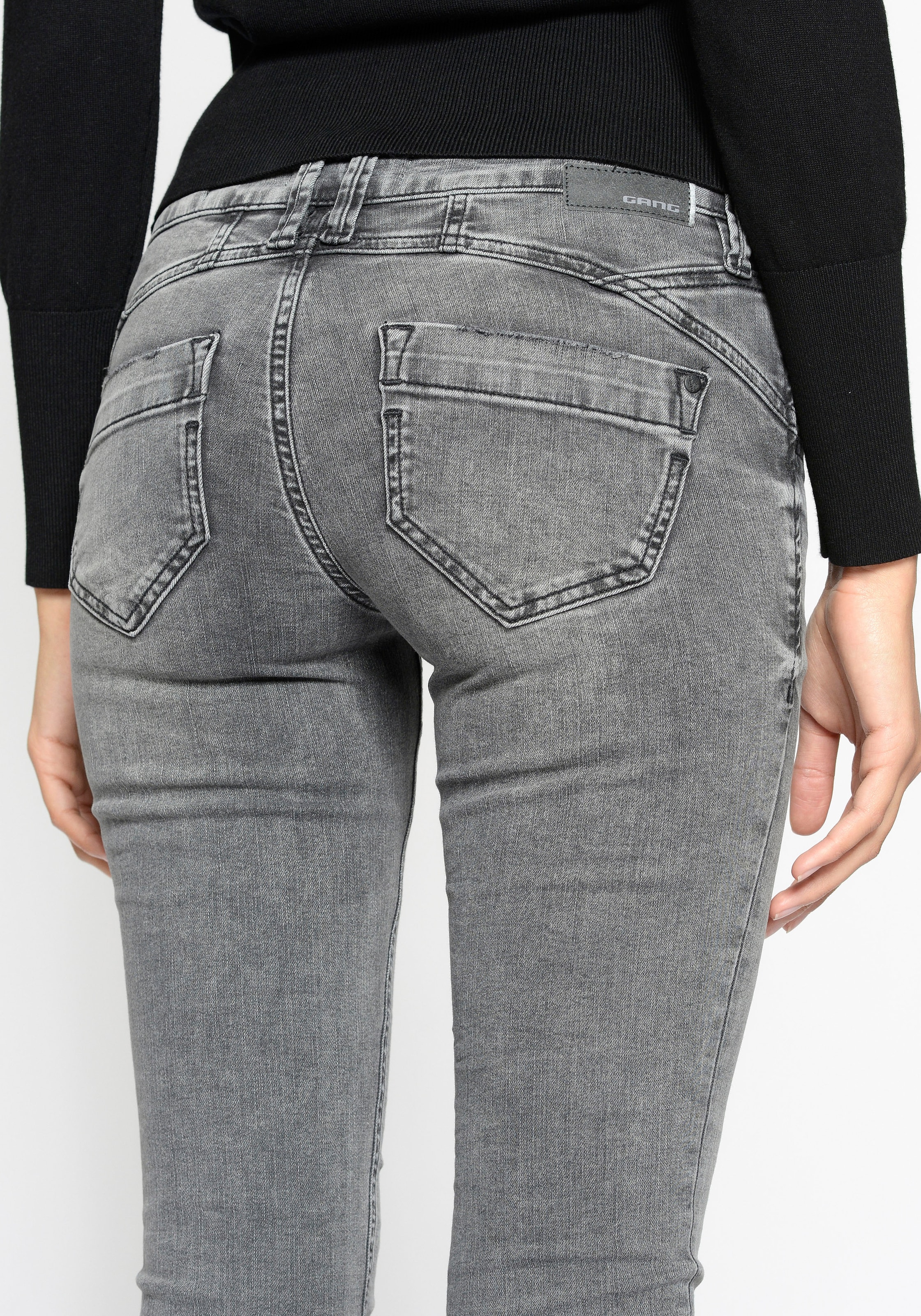 GANG Skinny-fit-Jeans »94Nena«, in authenischer Used-Waschung shoppen | I'm  walking