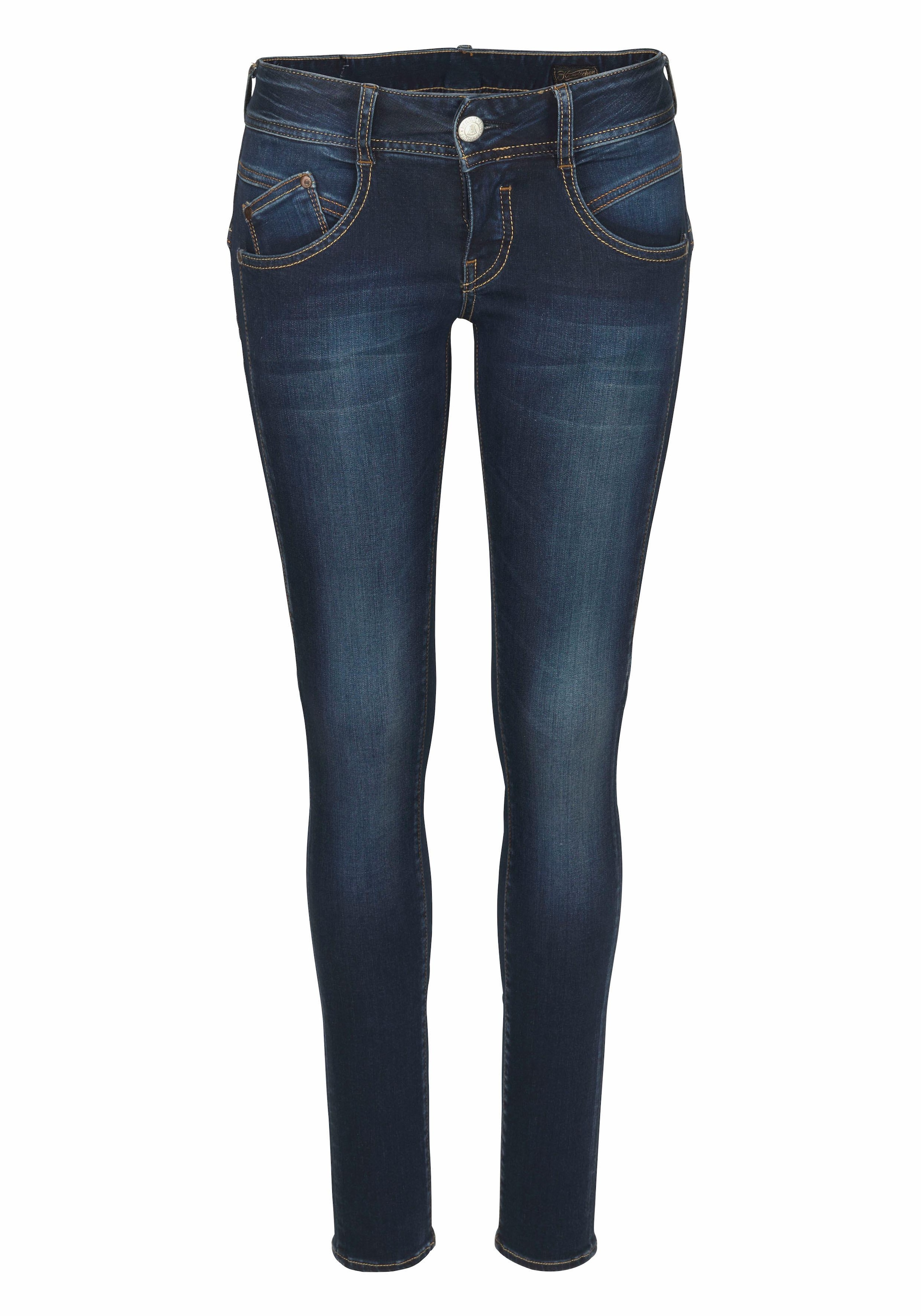 Herrlicher Slim-fit-Jeans »GILA SLIM REUSED«, Powerstretch Low shoppen Waist