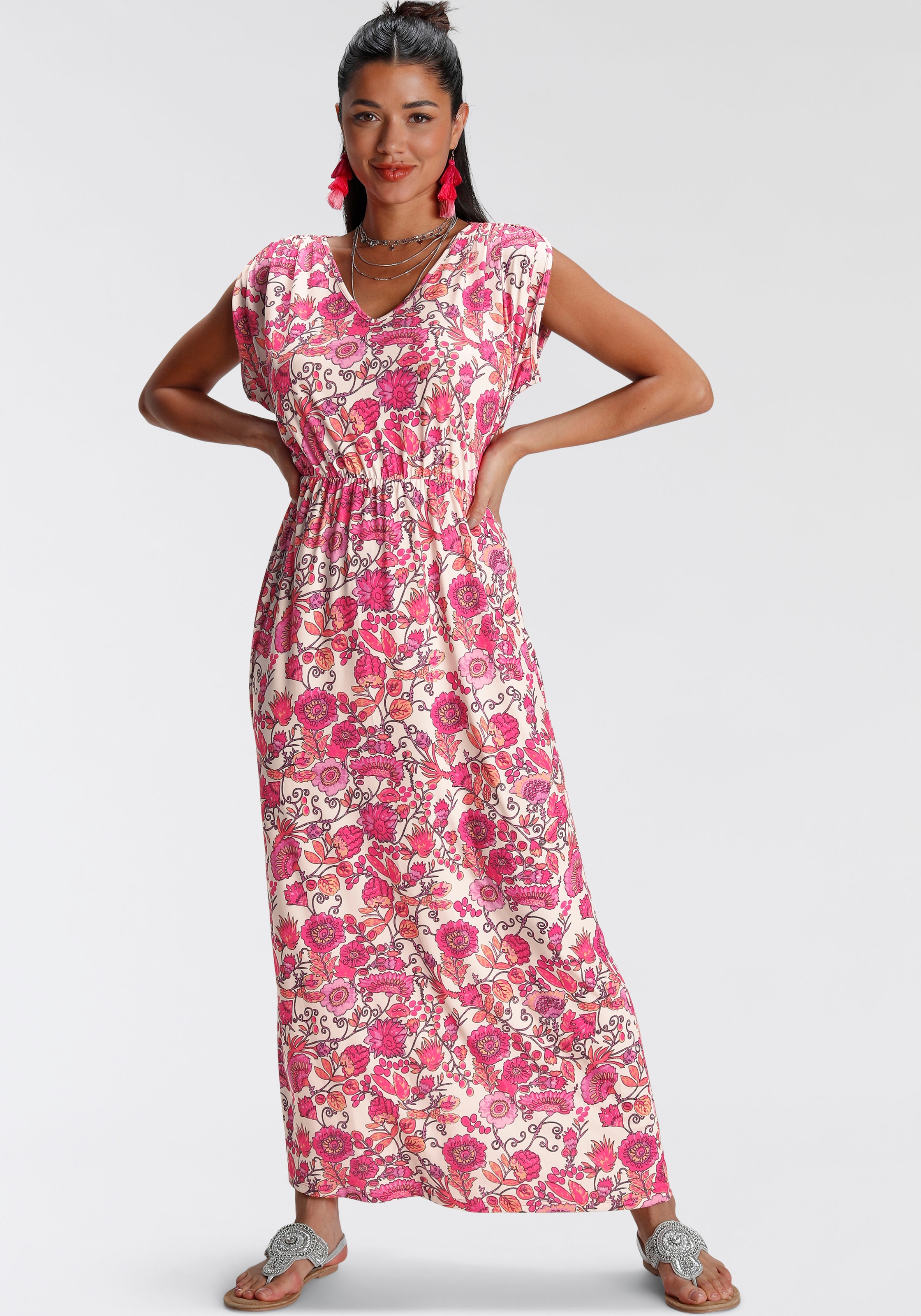 Melrose Maxikleid, mit tiefem V-Ausschnitt kaufen