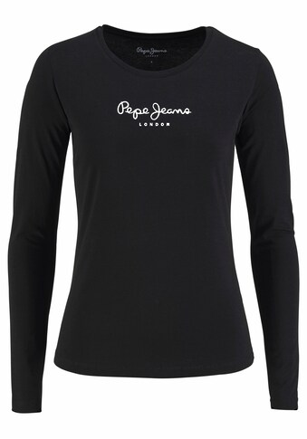 Pepe Jeans Langarmshirt »NEW VIRGINA L/S«, mit Logo-Print kaufen