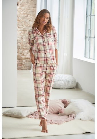 H.I.S Pyjama, mit aus Flanell Allover-Karomuster kaufen