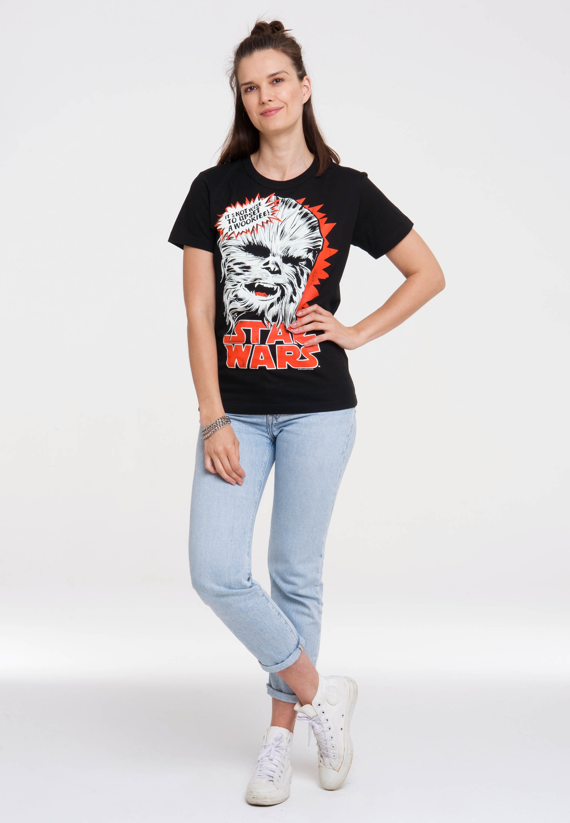 T-Shirt I\'m LOGOSHIRT walking mit Wars kaufen - | Print lizenziertem »Star Chewbacca«,