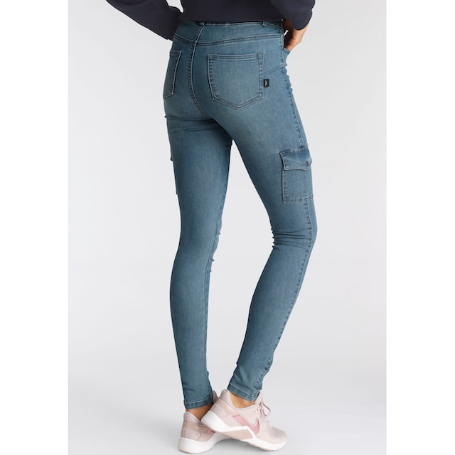 Stretch«, Skinny-fit-Jeans Waist mit Cargotaschen I\'m kaufen walking | Arizona »Ultra High