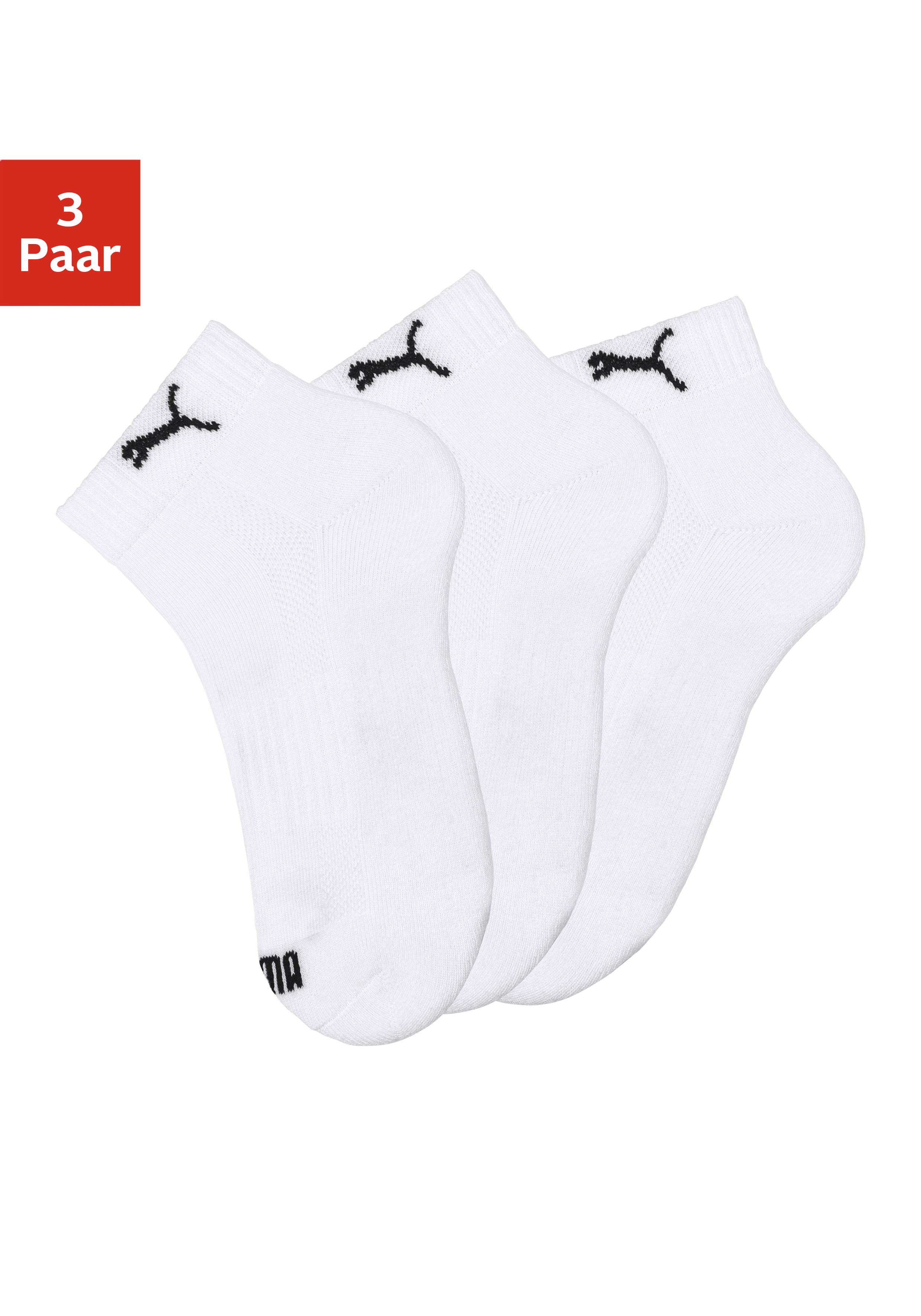 Kurzsocken, (3 Paar), mit Frotteesole