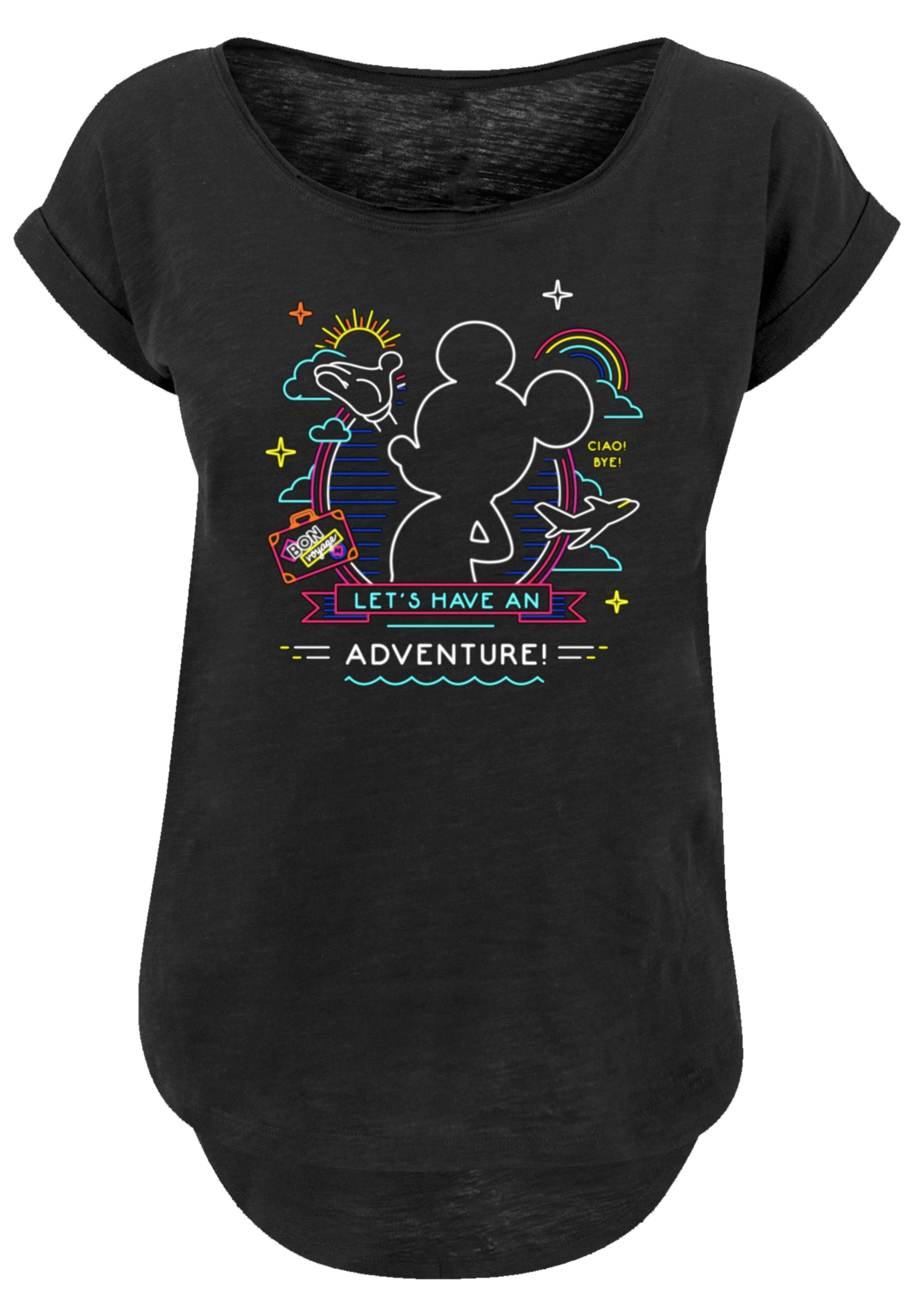 F4NT4STIC T-Shirt »Disney Micky Maus Neon Adventure«, Premium Qualität  online kaufen | I\'m walking