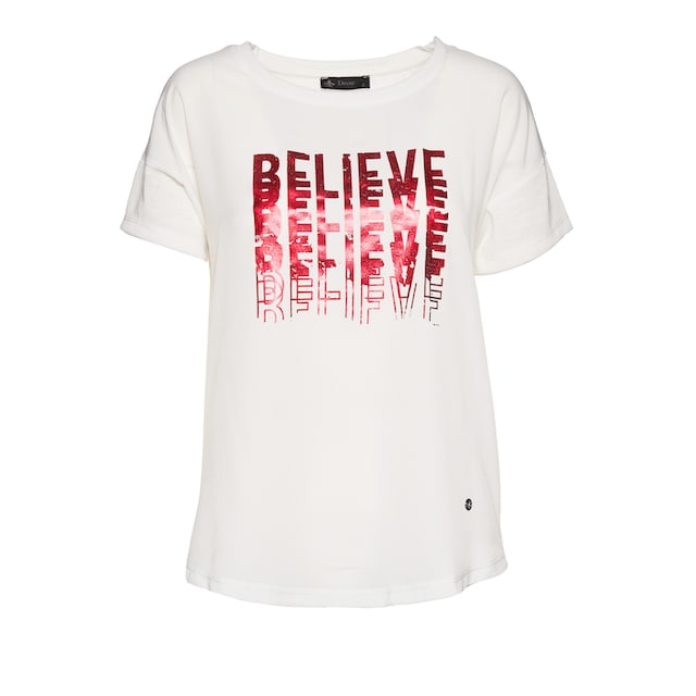 Decay T-Shirt »Believe«, mit detailliertem Printmotiv online | I'm walking