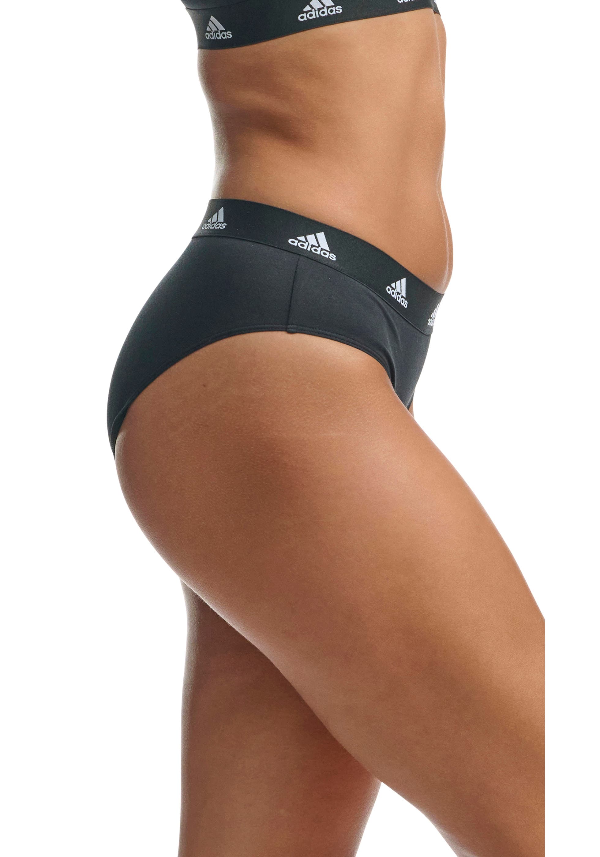 adidas Sportswear Bikinislip, (3er-Pack), Slip mit elastischem Logoband &  Wäsche auf Rechnung bestellen