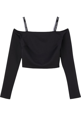 Calvin Klein Jeans Carmenshirt »LOGO STRAPS MILANO LONG SLEEVE«, im schulterfreiem Design kaufen