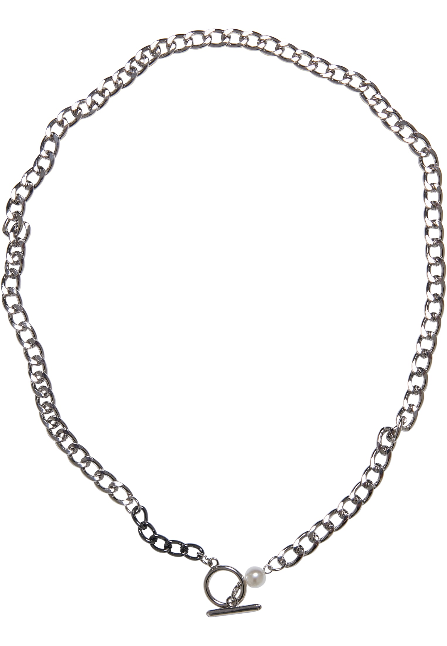 URBAN CLASSICS Schmuckset »Accessoires Pearl Fastener Necklace«, (1 tlg.) |  I\'m walking