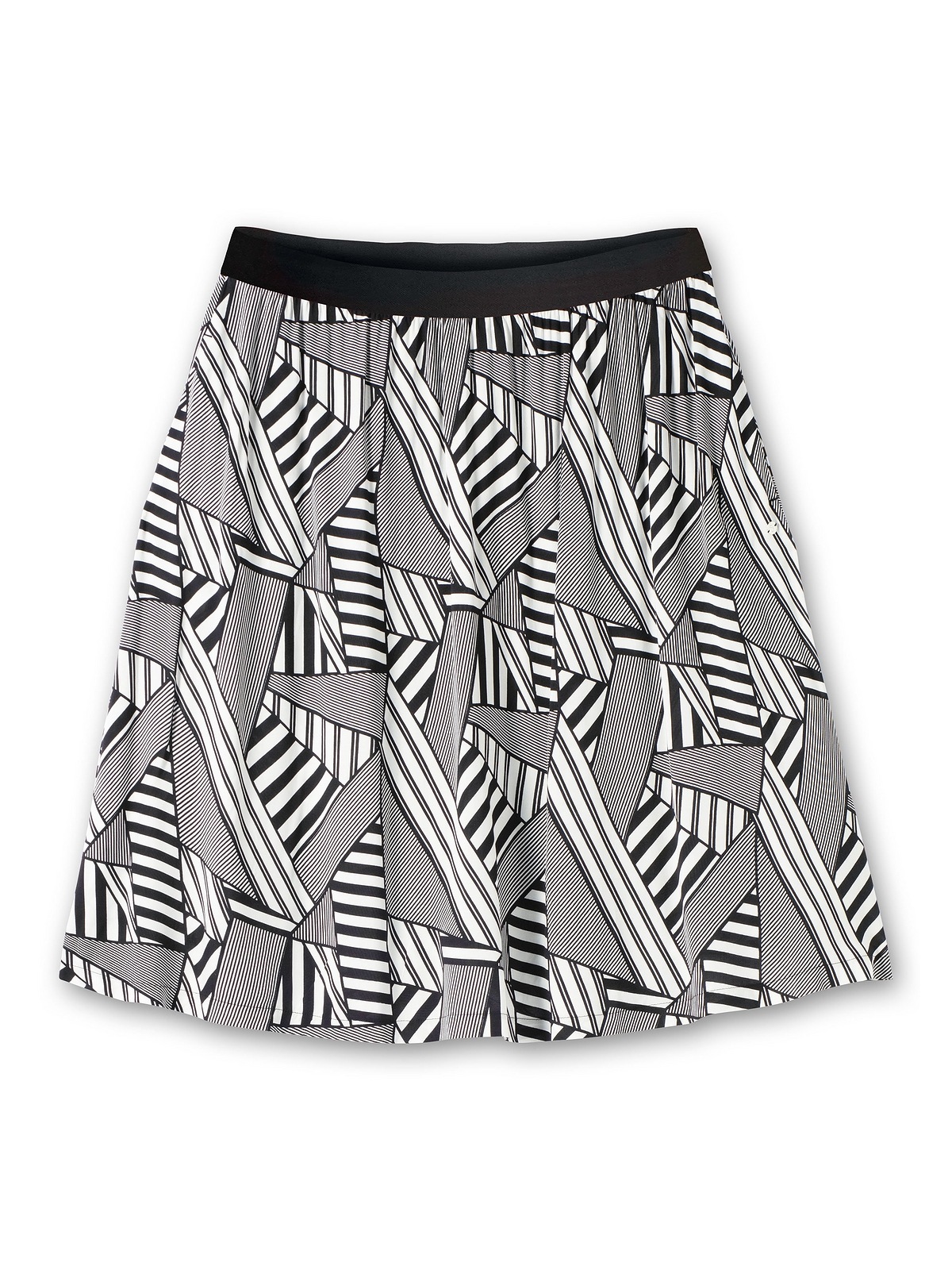 Sheego A-Linien-Rock »Große Größen«, mit grafischem Muster und Kontrast-Bund  kaufen | A-Linien-Röcke