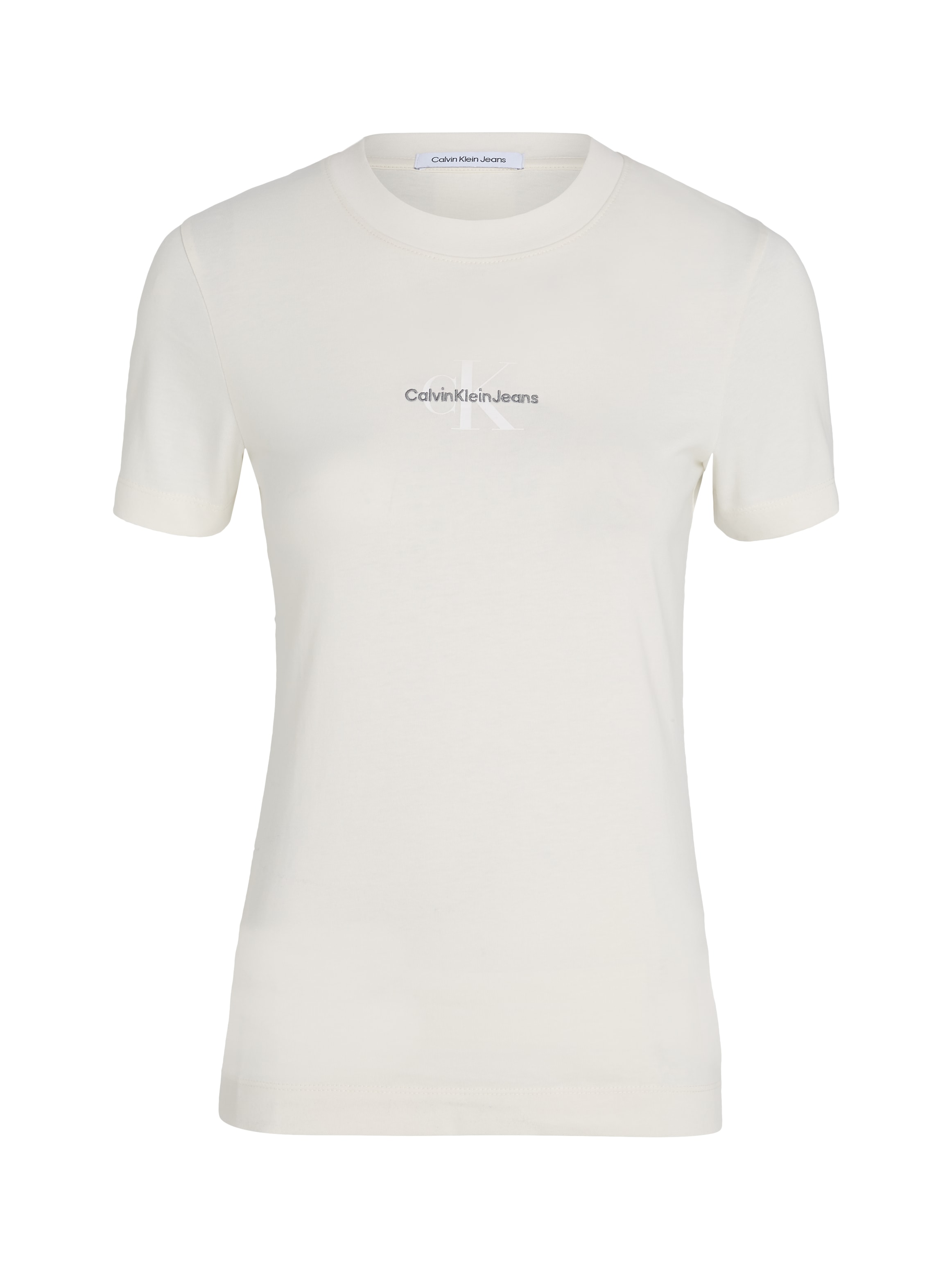SLIM online »MONOLOGO Klein Logodruck Jeans T-Shirt TEE«, mit Calvin FIT