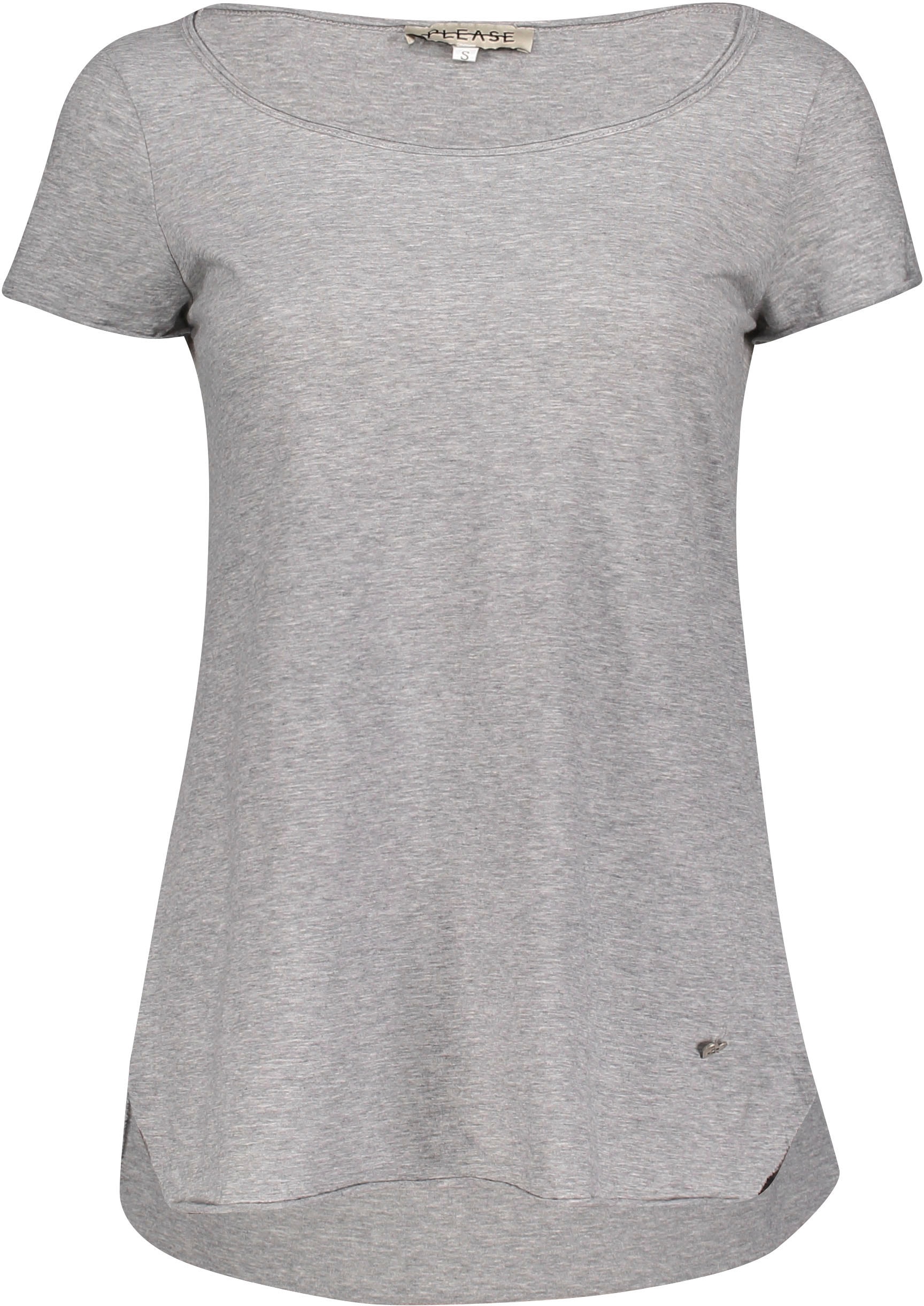 Please Jeans T-Shirt »M00A«, mit Please Metal-Label und leicht  angeschnittenen Saumabschlüssen online | I\'m walking