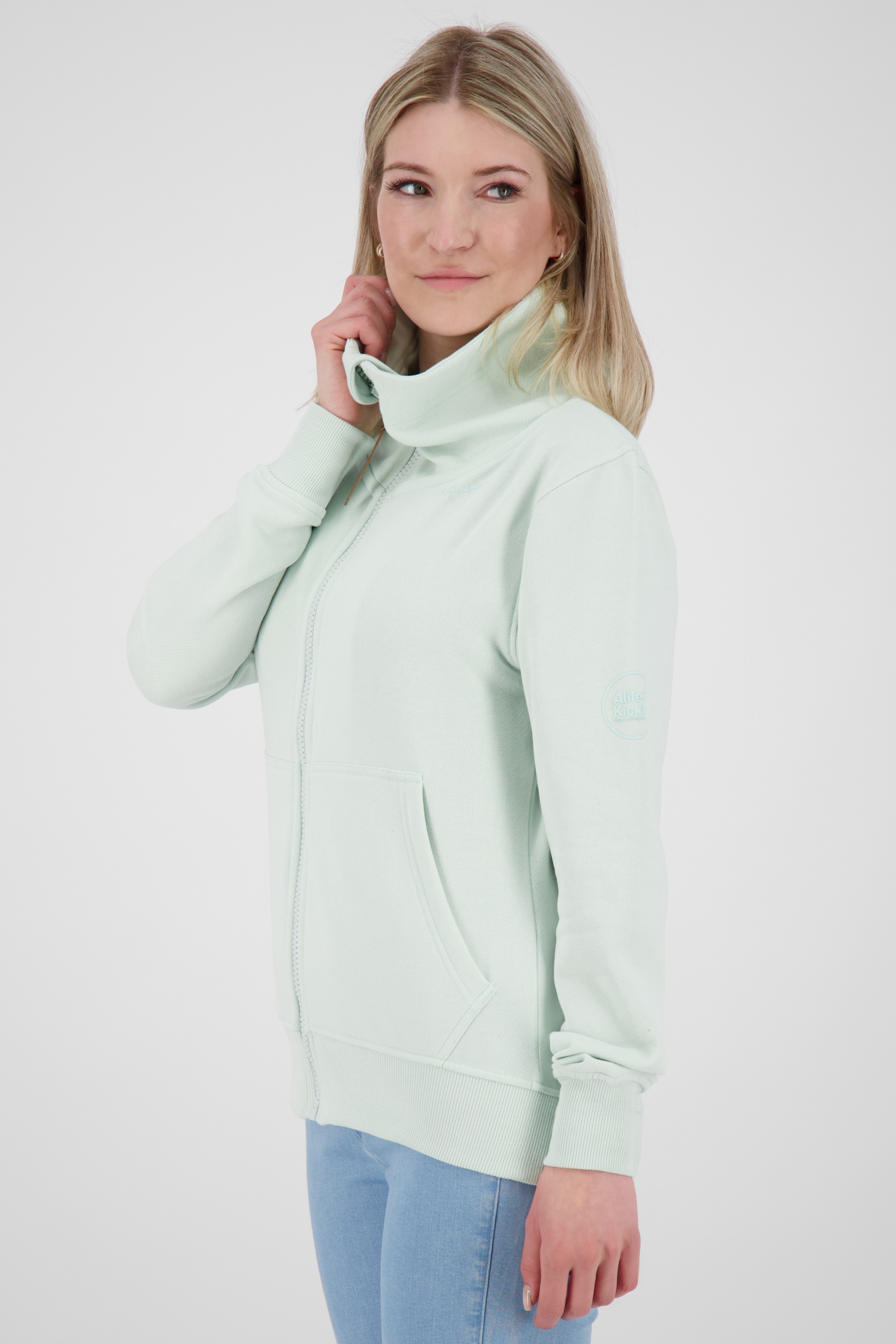 Alife &amp; Kickin Kapuzensweatjacke ALIFE AND KICKIN VivianaAK A Sweatjacket Damen Sweatjacke