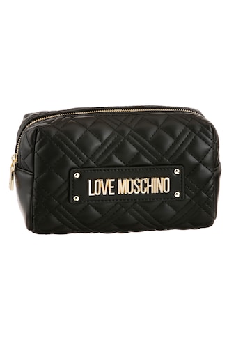 LOVE MOSCHINO Kosmetiktasche »QUILTED BEAUTY BAG«, mit modischer Steppung und... kaufen