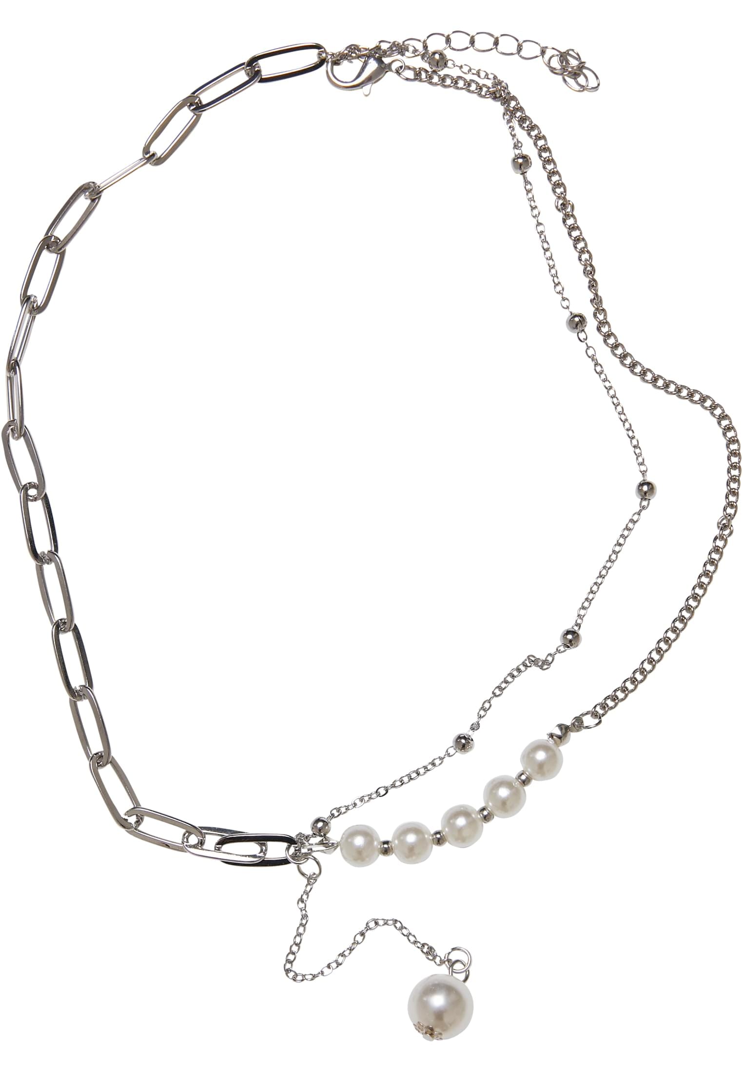 URBAN CLASSICS Schmuckset »Accessoires Jupiter Pearl Various Chain Necklace«,  (1 tlg.) online kaufen | I\'m walking