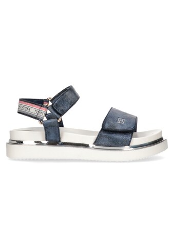 Tommy Hilfiger Sandale »PLATFORM VELCRO SANDAL BLUE«, mit Fersenklettverschluss kaufen