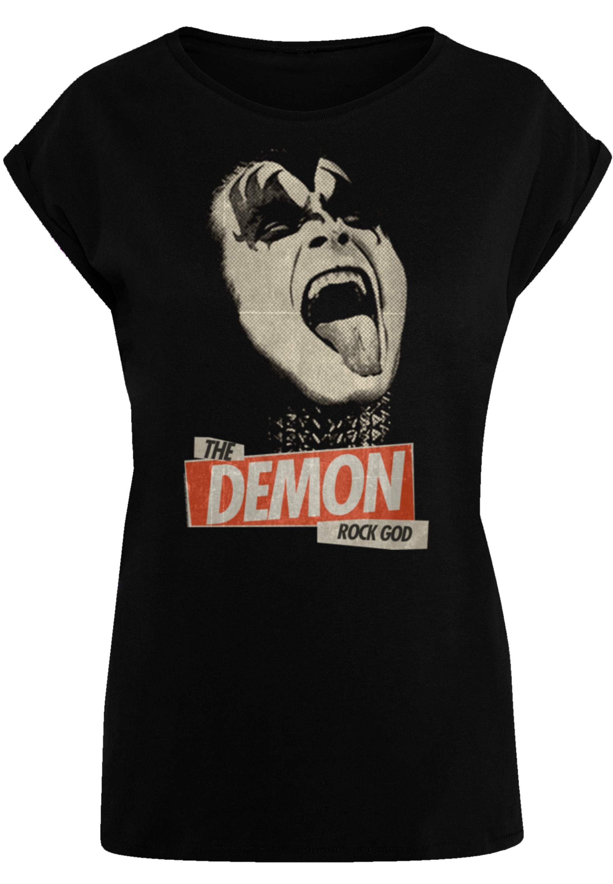 F4NT4STIC T-Shirt »Kiss Hard Rock Band Demon«, Premium Qualität | I\'m  walking