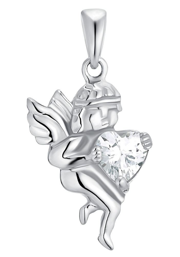 Amor Kettenanhänger »Engel mit Herz, 9208524«, mit Zirkonia (synth.) kaufen