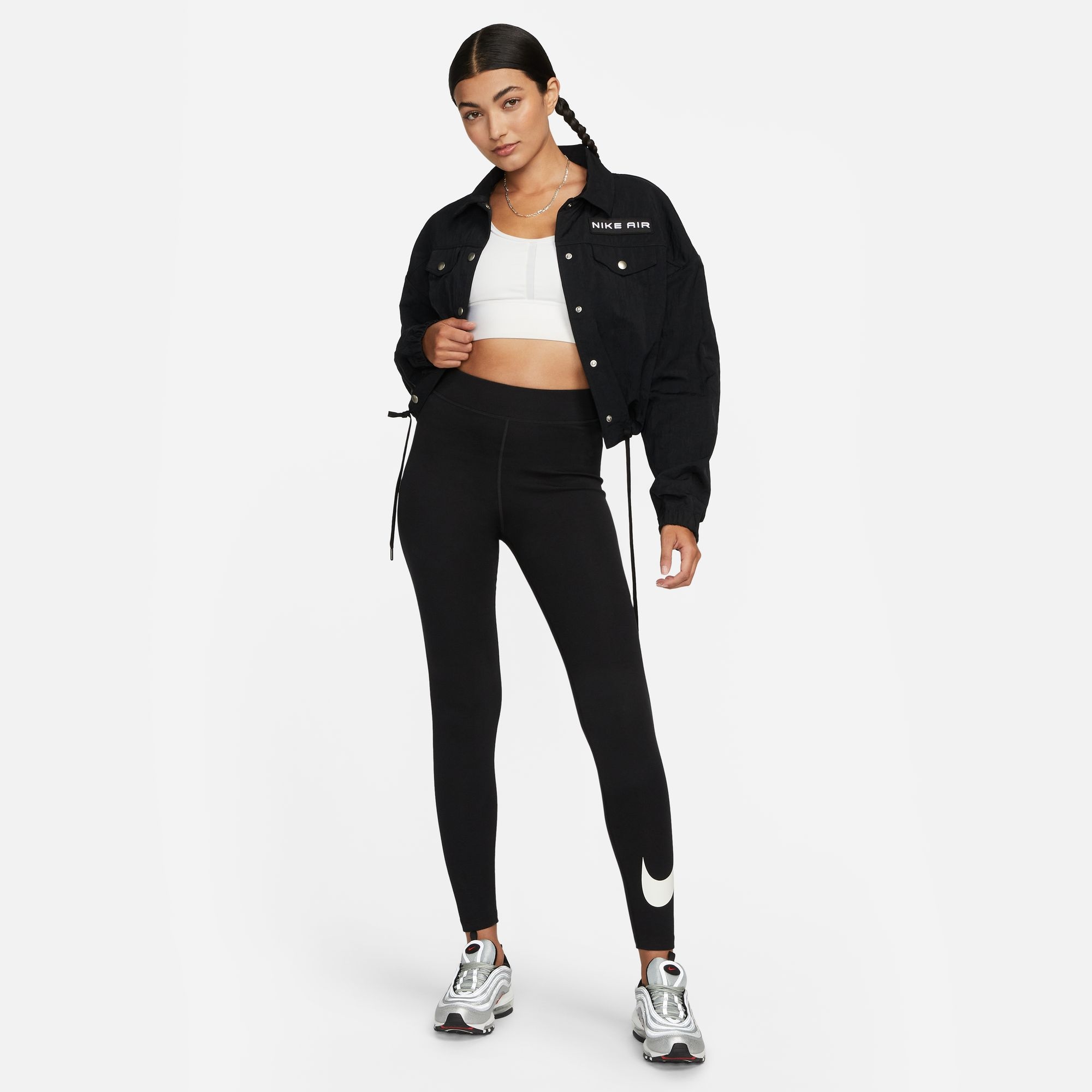 NIKE Sportswear Classics Women's High-Waisted Graphic Leggings, Size XS at   Women's Clothing store