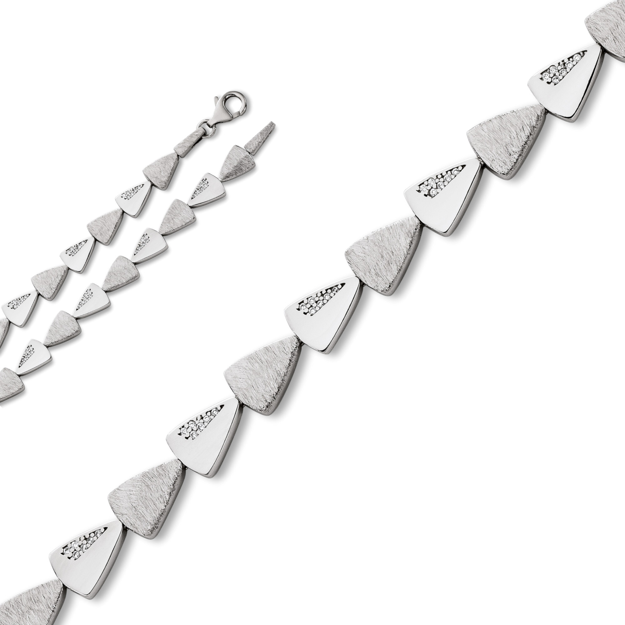 ONE ELEMENT Silberkette »Zirkonia Halskette aus 925 Silber Ø«, Damen Silber  Schmuck kaufen | I'm walking
