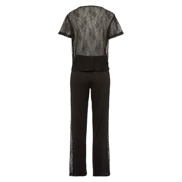 Vivance Dreams Pyjama, (Set, 2 tlg.), transparente elastische Spitze online  kaufen | I'm walking