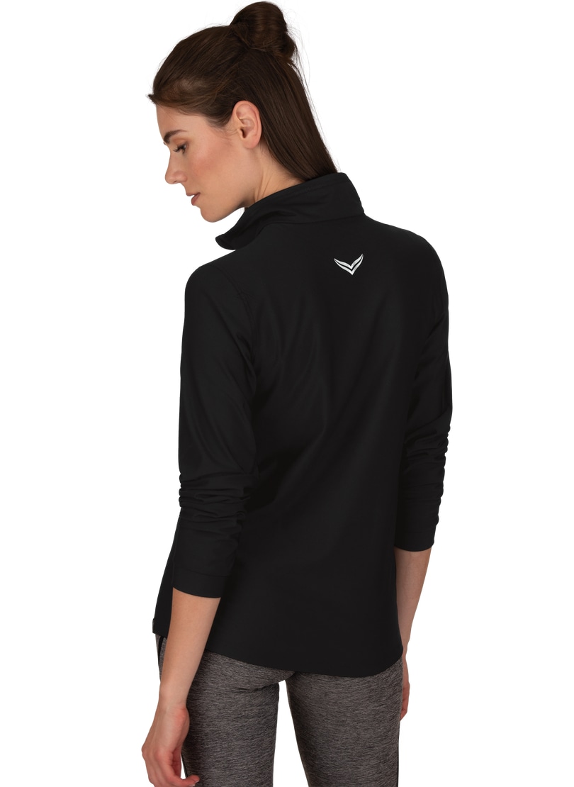 mit Langärmeliges »TRIGEMA online Sweatshirt Trigema Sportshirt Reißverschluss«