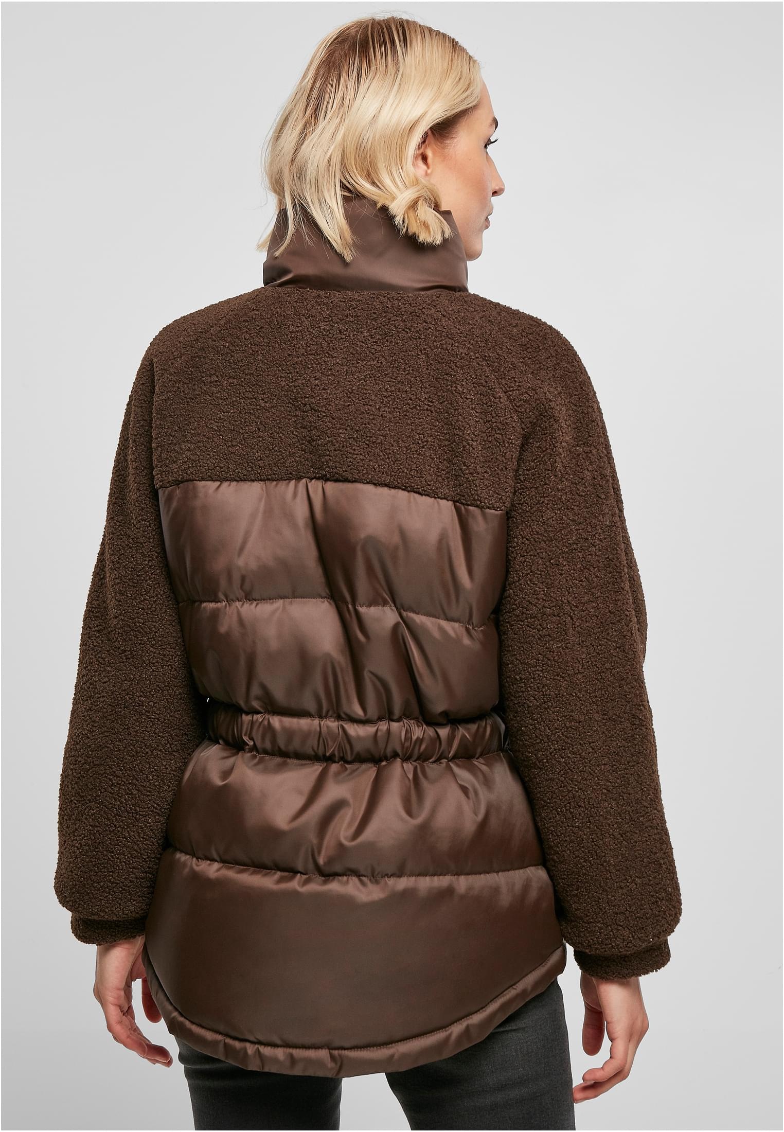 URBAN CLASSICS Winterjacke »Damen Ladies Sherpa Mix Puffer Jacket«, (1 St.)  online kaufen | I\'m walking